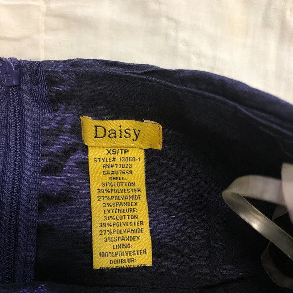 Daisy Strapless Bodycon Mini Purple Dress XS Shantung Formal - Picture 7 of 7